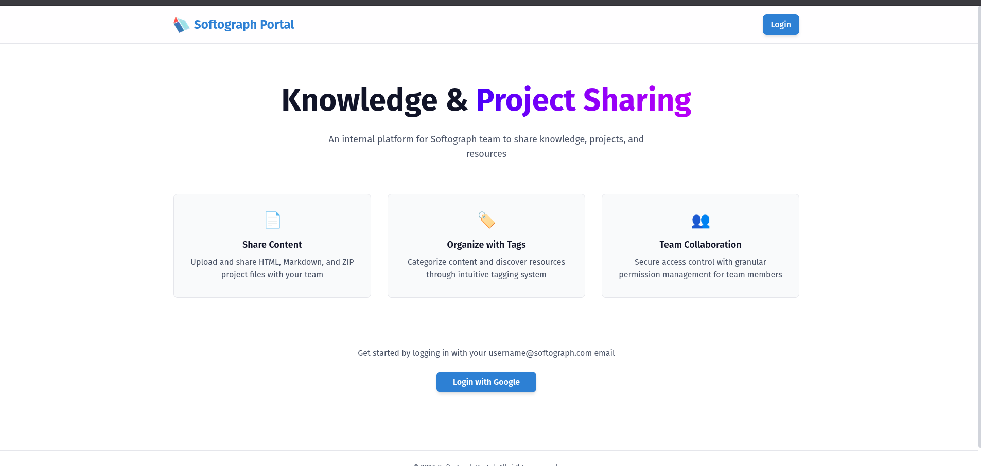 Softograph Portal - Team Collaboration